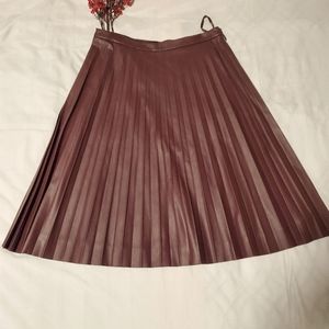 Faux Lether Skirt
